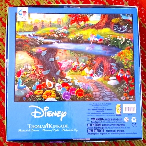 Disney Alice in Wonderland puzzle from artist Thomas Kinkade - Picture 2 of 3
